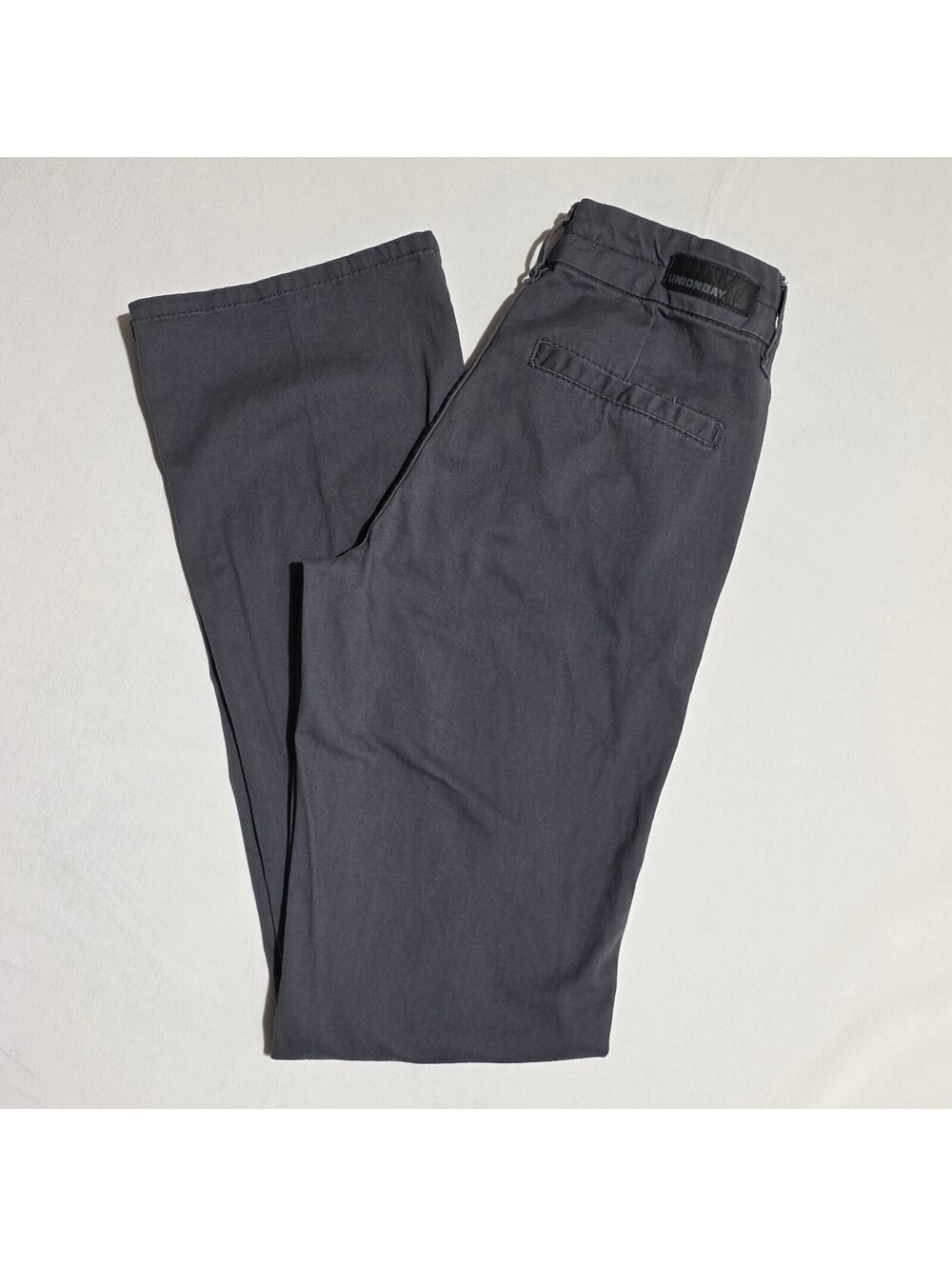 Unionbay Women's Gray Flared Pants Size 3 Made in Vietnam